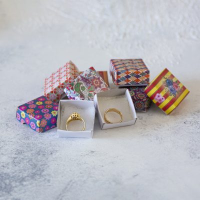 جعبه جواهرات 100 عددی بسته بندی شده مدل معمولی کوچک