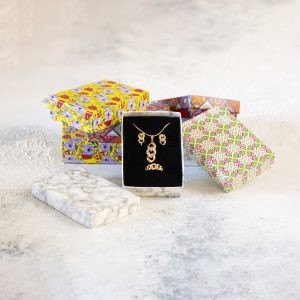 جعبه جواهرات 12 عددی بسته بندی شده مدل نیم ست مخلوط
